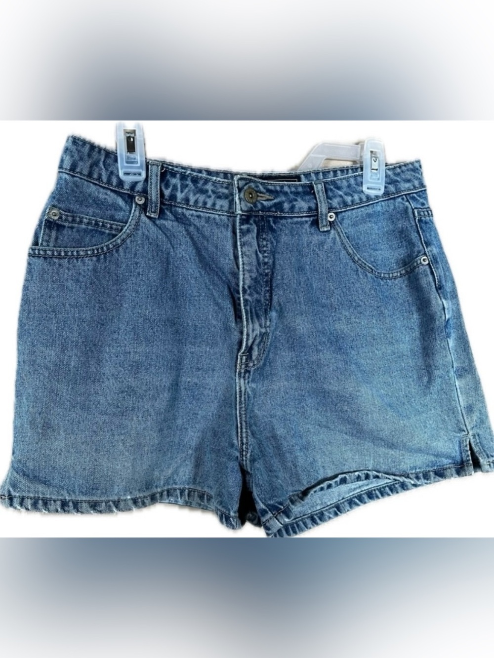 Vintage Route 66 high waisted denim jean shorts. Womenβs Size 11/12